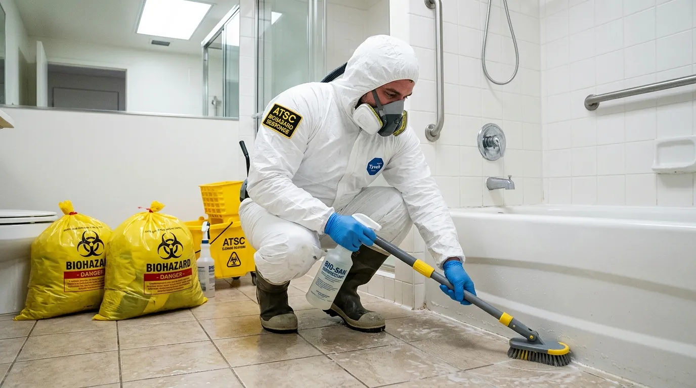 Decontamination equipment deployed for Blood Cleanup in Fremont